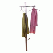 Décoshop26 - Porte-manteau mural en métal avec cintres et patère MED05001 - 3000305812275 Décoshop26 - Porte-manteau mural en métal avec cintres et patère MED05001 - 3000305812275