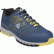 DELTA PLUS - CHAUSSURES DE SÉCURITÉ S1P SRC HRO - DELTA SPORT - BLEU ET JAUNE - TAILLE 45 - DSPORSPBJ45