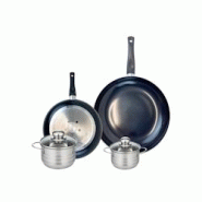 Ensemble de 2 Poêles de cuisson 24 et 32 cm et 2 faitouts 12 et 14 cm Elo Prima Brillant - aluminium 3176239973464 Ensemble de 2 Poêles de cuisson 24 et 32 cm et 2 faitouts 12 et 14 cm Elo Prima Brillant - aluminium 3176239973464