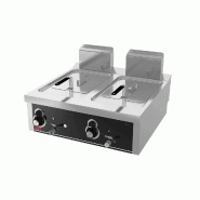Friteuse industrielle à gaz de table 12+12L FDG12L12L750S par HR Fainca - FDG12L12L750S