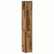 Helloshop26 - Armoire de rangement moderne compact design épuré bureau salon 30 x 42,5 x 225 cm en bois ancien 02_0055996 - Bois massif 3000239299319