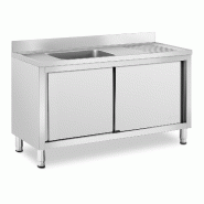 Helloshop26 - Plonge sur meuble 1 bac inox acier inoxydable 500 x 400 x 240 mm 14_0005018 - inox 3000227861535