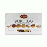 Mantecados et polvorones assortis el santo boîte 600grs Mantecados et polvorones assortis el santo boîte 600grs