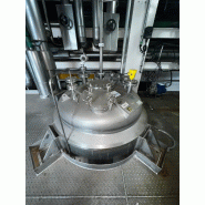 Réacteur ginox atex inox 316l 2250 litres avec demi tige isolée thermiquement d'occasion - référence                        :                         c9739