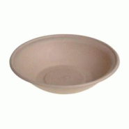 Saladier canne à sucre, sans PFAS, ø 21 x 4,5 cm - 600 ml (500 unités) - 14970.N Saladier canne à sucre, sans PFAS, ø 21 x 4,5 cm - 600 ml (500 unités) - 14970.N