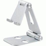 Support de Téléphone TOJ | Support / Support / Trépied | Support de Tablette | Pliable / Repliable - Argent - argenté aluminium 8720211260629