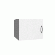 SURMEUBLE COLONNE DE RANGEMENT LUND BLANC MAT LARGEUR 50 X 40 CM PROFONDEUR