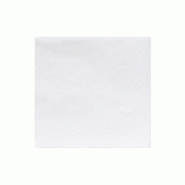 Thouy Serviette en papier ouate blanc 2 plis 20 x 20 par 100 - 3701114814381