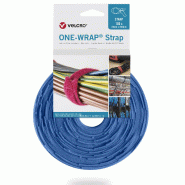 VELCRO® One Wrap® Strap 20mm x 150mm, 100 pièces, bleu