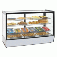 Vitrine ventilée positive 215 Litres, 4 niveaux, 2 portes coulissantes vitrées, 580 W, 220 V - MONO Vitrine ventilée positive 215 Litres, 4 niveaux, 2 portes coulissantes vitrées, 580 W, 220 V - MONO