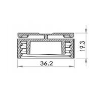 03-561-1105 - Bouchon à vis en plastique PE avec ailettes - Carmo - cond. standard 2 x 500 mm_1