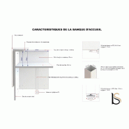 Borne d'accueil Z2 Officity - Compacte et moderne - 126, Beige, Béton