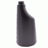 Bouteille polyéthylène 600 ml noire Bouteille polyéthylène 600 ml noire