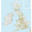 Carte de la grande bretagne - michelin