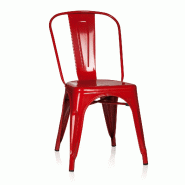 Chaise VANTAGGIO COMFORT métallique rouge hjh OFFICE - rouge métal 645021