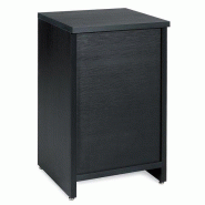Comptoir de caisse droit Flexia - L52xP53xH90cm - noir vintage - aggloméré 30mm classé feu