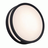 Lumisky Applique murale d'extérieur sur secteur et plafonnier noir ROLA LED H4,8cm Aluminium Matt Black - noir 3666162013912