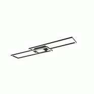 Plafonnier LED 37W 2700-6500K 4300lm noir mat télécommande - Trio - Ganado - noir 4017807503456