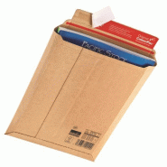 Pochette d'expédition robuste en carton ondulé 340x500x50mm - par 100