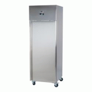 Romux® Armoire Réfrigérée Négative 1 Porte 68 cm avec Refroidissement Froid Ventilé en Acier Inox avec Capacité de 430 L - 3 Étagères et 480 Romux® Armoire Réfrigérée Négative 1 Porte 68 cm avec Refroidissement Froid Ventilé en Acier Inox avec Capacité de 430 L - 3 Étagères et 480