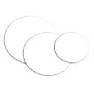 Rond carton blanc festonné Ø35cm - par 250