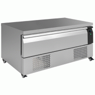 Soubassement réfrigéré mixte - Froid positif +1/+4°C ou négatif -18/-21°C - 116L - Acier inox AISI 304 Soubassement réfrigéré mixte - Froid positif +1/+4°C ou négatif -18/-21°C - 116L - Acier inox AISI 304