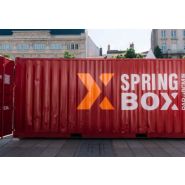 Bungalow container SPRINGBOX : Espace modulaire ultra-robuste en conteneur maritime recyclé | À vendre ou à louer