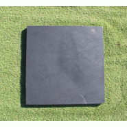 Dalle ardoise ardésia sciée 50×50 - Gris anthracite - 50x50x3 cm