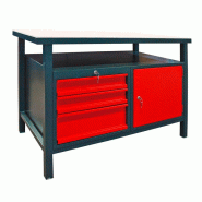 Etabli 120 cm - 3 tiroirs - 1 porte Etabli 120 cm - 3 tiroirs - 1 porte