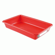GASTROLAND Bac plat HACCP GILAC 5 Litres - Rouge - rouge 3701666010248