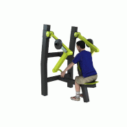 Low Row Machine - Appareil de musculation extérieur pour le dos avec poids sécurisés - Gamme Lest Low Row Machine - Appareil de musculation extérieur pour le dos avec poids sécurisés - Gamme Lest