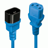 LINDY 2m iec extension lead blue_0