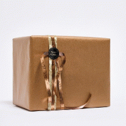 Papier cadeau kraft vergé cuivre 0,70cm x100m