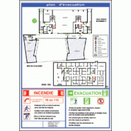 Plan d'évacuation pour immeuble d'habitation