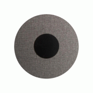 ROSSINI ILLUMINAZIONE Applique Murale Noire Solaris Avec Abat-Jour Gris 12W 3000K Cri90 Ip20 - Groupe Rossini, Éclairage Led Design Pour Intérieurs
