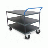 Servantes 3 plateaux Bois 500 Kg - PLANORGA - 8MSS23PBH2N716