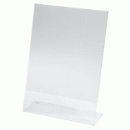 Sigel Présentoir de table Acrylic, incliné, pour A4, transparent - 4004360981753