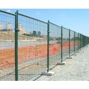 Standard - grille de chantier - te-fence - clôture mobile de chantier en fil galvanisé ø4,50mm