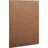 Clairefontaine Lot de 5 Carnet Age Bag A5, 96p./48 feuilles 90 g/m² piquées, couv. Coloris tabac, ligné - 3329680733167