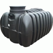 Cuve de stockage d'eau enterrée horinzontale 4000l - NOIR - noir 0637962082401 Cuve de stockage d'eau enterrée horinzontale 4000l - NOIR - noir 0637962082401
