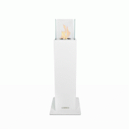 Divina Fire Cheminée au bioéthanol de jardin biocheminée pour extérieur Capri 110 Blanc - blanc 8056157806271