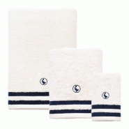 El Ganso - Set de 3 Serviettes de Bain (Visage 30x50cm + Mains 50x90cm + Douche 70x140cm) 100% Coton 500GSM couleur Blanc - blanc PK7353