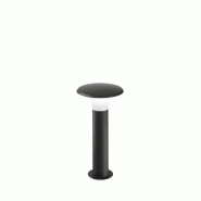 Gea Luce Borne D'Extérieur Ges511 En Aluminium Anthracite, Diffuseur En Méthacrylate, Ip44, Raccordement E27 Max 28W - Gealuce - gris GES511