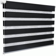Helloshop26 - Store enrouleur jour et nuit zebra roller double couche 75x150 anthracite 19_0000845 - polyester 3000246248980