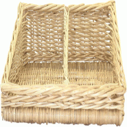 ITALCONCEPT Paniere Osier Blanc Saucisson 495X400Mm - 3616350029089