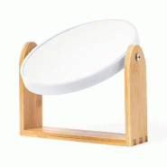 Miroir de table en bambou - 5601316768353