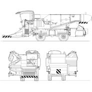 Récolteuse de concombre CH 250 - MTS - capacité 20 à 30 t/h - puissance 144 kW - moteur 6 800 cm³_1