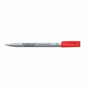Staedtler - LumoColor 311 - Feutre Non-Permanent Pointe SuperFine 0,4 mm Rouge - 311-2