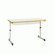 Table école deux places réglable en hauteur Quardouble Table école deux places réglable en hauteur Quardouble