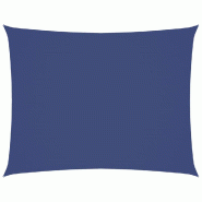 VidaXL Voile de parasol tissu oxford rectangulaire 3,5x4,5 m bleu Modèle Outdoor Polaris Plus - bleu 135544
